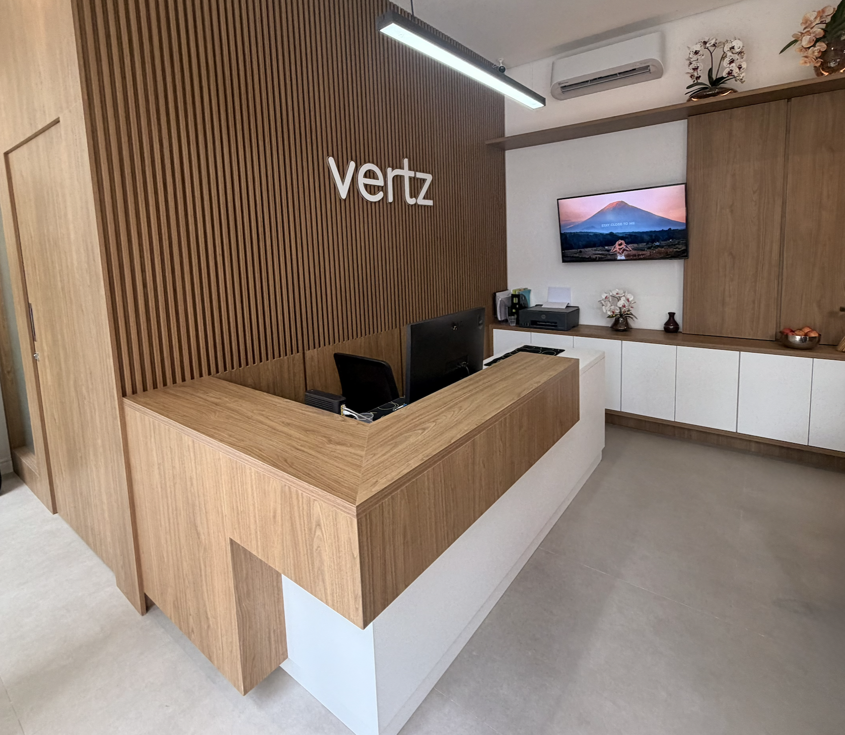 Recepção Clínica Vertz Tatuapé